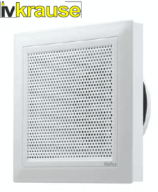 Kunststoff-Lüftungsventil (Zufuhr & Rücklauf) 100mm - Weiß - MIT BUCHSE