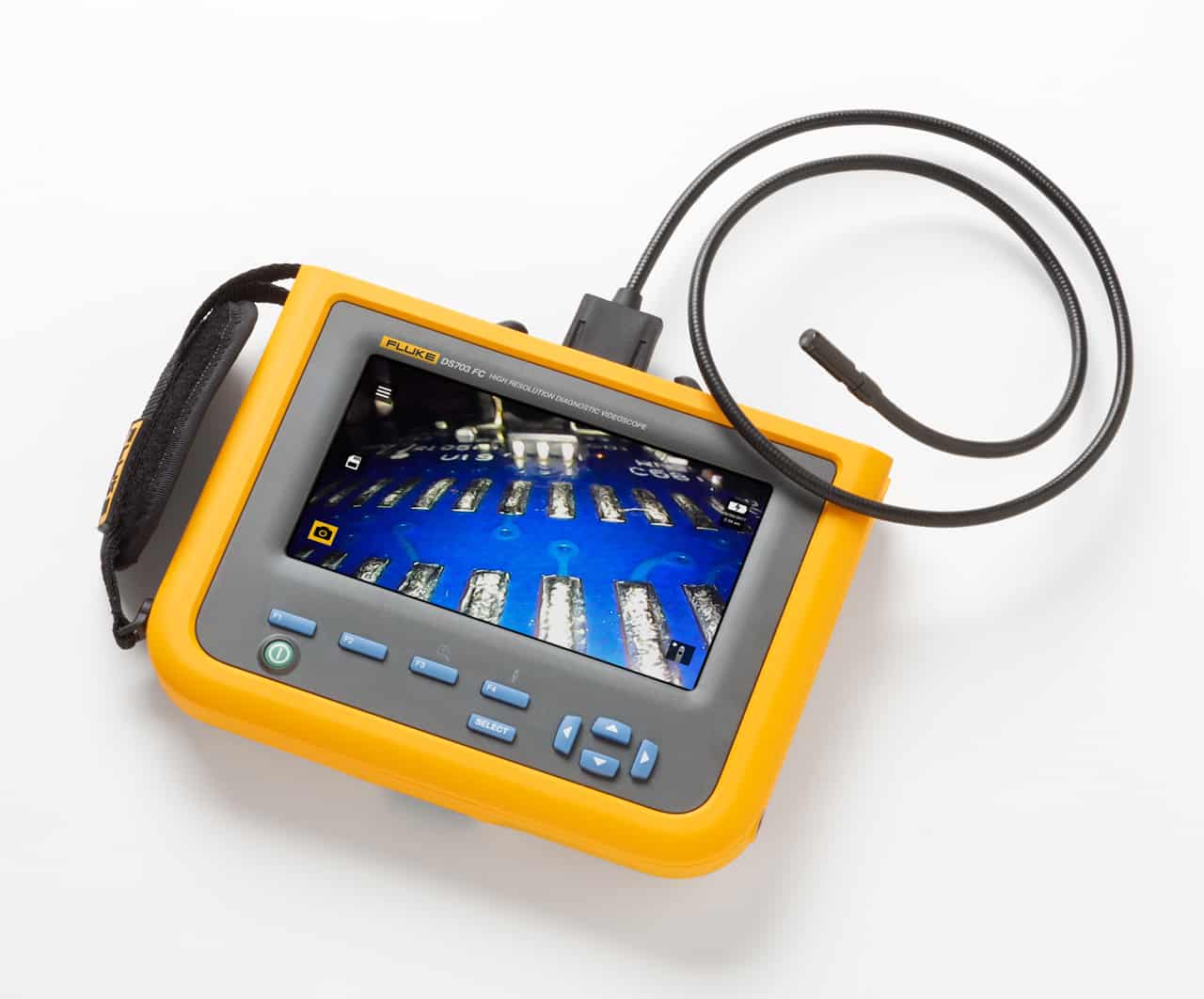Hochauflösendes Diagnose-Videoskop DS703 FC mit Fluke Connect, Industriekamera