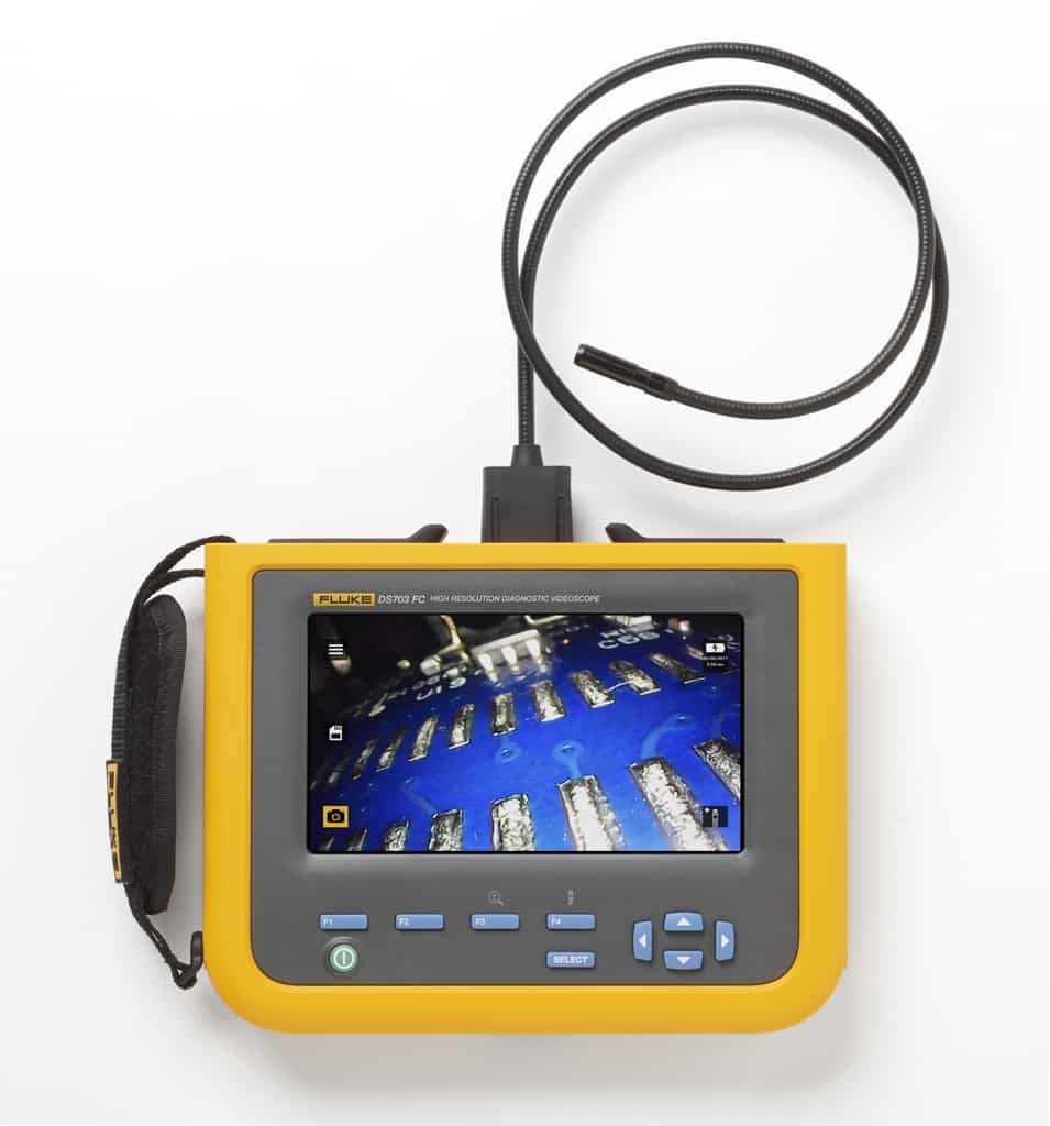 Hochauflösendes Diagnose-Videoskop DS703 FC mit Fluke Connect, Industriekamera