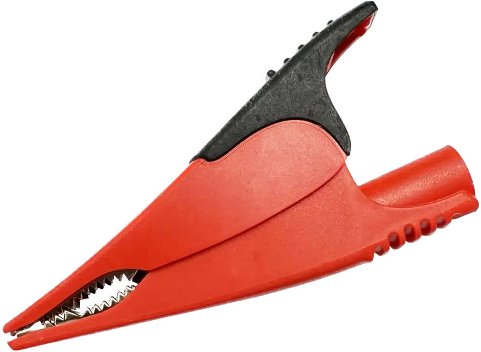 AC285 große Krokodilklemme, rot